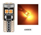 Лампочка автомобильная T10 6-SMD 3030 LED W5W - оранжевый