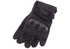 Тактичні рукавиці T-Gloves розмір XL чорні (повнопалі воєнні з закритими пальцями осінь-зима для воєнних ЗСУ) EFTGBK11 - зображення 4