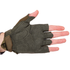 Перчатки тактические с открытыми пальцами Zelart Action 8808 размер XL Olive - изображение 5
