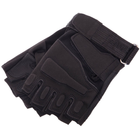 Перчатки тактические с открытыми пальцами Zelart Blackhawk Action 4380 размер XL Black - изображение 4