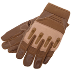 Перчатки тактические с закрытыми пальцами Zelart Action 8795 размер M Khaki - изображение 6