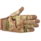 Рукавички тактичні із закритими пальцями Zelart Action 8816 розмір L Camouflage - зображення 3