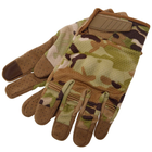 Рукавички тактичні із закритими пальцями Zelart Action 8816 розмір L Camouflage - зображення 6