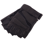 Тактичні рукавички з відкритими пальцями Zelart Blackhawk Action 4380 розмір M Black - зображення 4
