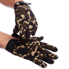 Рукавички тактичні із закритими пальцями Zelart Action 0527 розмір XL Camouflage - зображення 4