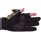 Перчатки тактические теплые с отстегивающимися пальцами Zelart Sprinter 9233 размер L Camouflage - изображение 5