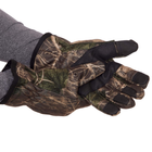 Перчатки тактические теплые с отстегивающимися пальцами Zelart Sprinter 9234 размер L Camouflage - изображение 7