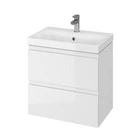 Тумба с умывальником Cersanit Moduo B04 Slim 60 белая UN509-042