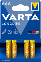 Батарейки VARTA LONGLIFE AAA/LR03 Alkaline 4 шт. (10)