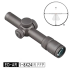 Оптичний приціл Discovery Optics ED 1-8x24 FFP, 34 мм - зображення 1