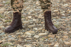 Тактические лёгкие кожаные берцы с утеплителем 3M для холодной погоды KOMBAT.uk Patrol 40 коричневые - изображение 3