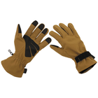 Тактические перчатки MFH Softshell с частичным усилением койот р-р L (15780R_L) - изображение 1