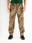 Теплі військові штани (осінь-зима), піксель Softshell (софтшел), розмір 44 - зображення 3