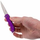 Нож складной карманный, туристический, EDC Ontario 8900PUR OKC Navigator Liner Lock Purple 138 мм - изображение 5