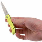 Нож складной карманный, туристический, EDC Ontario 8900YEL OKC Navigator Liner Lock Yellow 138 мм - изображение 5