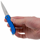 Нож складной карманный, туристический, EDC Ontario 8900BLU OKC Navigator Liner Lock Blue 138 мм - изображение 5