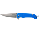 Нож складной карманный, туристический, EDC Ontario 8900BLU OKC Navigator Liner Lock Blue 138 мм - изображение 6