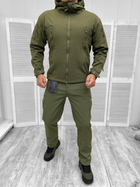 Тактична тепла зимова військова форма комплект костюм ( Куртка + Штани ), Камуфляж: Олива, Розмір: L - зображення 1