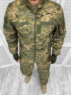 Тактическая теплая зимняя военная форма комплект костюм ( Куртка + Штаны ), Камуфляж: Пиксель ВСУ, Размер: L - изображение 3