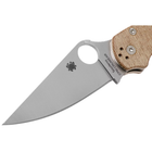 Ніж Spyderco Para Military 2 Brown Micarta CPM Cru-Wear (C81MPCW2) - зображення 3