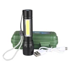 Фонарик ручной Bailong Police BL-511 XPE, zoom, ЗУ USB black