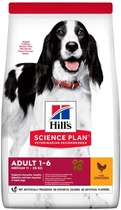 Сухий корм для дорослих собак середніх порід Hill's Science Plan Adult Medium Breed з куркою