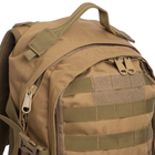 Тактичний рюкзак військовий штурмовий SILVER KNIGHT 16 л Нейлон Оксфорд 40 х 26 х 15 см Хакі (TY-9332) - зображення 4