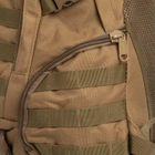 Тактичний рюкзак військовий штурмовий SILVER KNIGHT 16 л Нейлон Оксфорд 40 х 26 х 15 см Хакі (TY-9332) - зображення 7