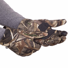 Тактичні рукавички текстильні, багатоцільові рукавички, для полювання та риболовлі рукавички спінінгіста Розмір L Камуфляж BC-9242 - зображення 5