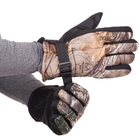 Теплые тактические перчатки, перчатки многоцелевые, для охоты и рыбалки перчатки спиннингиста Размер L Камуфляж BC-7387 - изображение 5