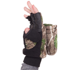Перчатки-варежки тактические перчатки с откидными пальцами, перчатки многоцелевые, для охоты и рыбалки перчатки спиннингиста Размер L BC-9232 - изображение 4