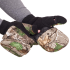 Перчатки-варежки тактические перчатки с откидными пальцами, перчатки многоцелевые, для охоты и рыбалки перчатки спиннингиста Размер L BC-9232 - изображение 9