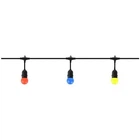 Уличная гирлянда 10*Е27 IP44 черная Carnaval-1 Horoz Electric