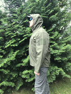 Куртка тактическая Tactical Pro непромокаемая мужская Soft Shell XXL Олива (352154421) - изображение 10