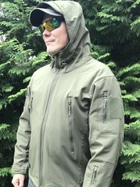 Куртка тактична Tactical Pro непромокальна чоловіча Soft Shell XXL Олива (352154421) - зображення 12