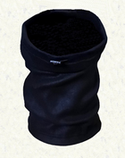 Бафф теплий флісовий Чорний 36 см Shapki-UA - зображення 1