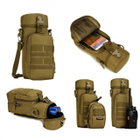 Армейская сумка чехол для бутылки или термоса Защитник 173 хаки - изображение 10
