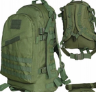 Тактичний штурмовий рюкзак Assault Belt M-11 Oxford 600D (з системою MOLLE) 40 літрів Оливковий - зображення 4