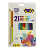 Олівці кольорові ZiBi тригранні 21 колір (ZB.2441)
