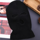 Балаклава маска Бандитка 3 WUKE Чорна, Унісекс One size - зображення 7