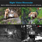 Бінокль нічного бачення NV400B Night Vision 8139, Black - зображення 7