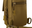 Тактична нагрудна сумка Захисник 139 хакі - зображення 4