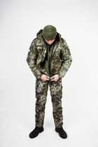 Тактическая военная куртка Бушлат зимний SoftShell Пиксель ВСУ 48 размер Козак - изображение 2