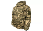 Тактическая военная куртка Бушлат зимний SoftShell Пиксель ВСУ 50 размер Козак - изображение 5