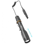 Ліхтар Bailong світлодіодний акумуляторний підствольний з зумом для полювання тактичний з виносною кнопкою під рушницю Чорний (Police-Q2804-T6) - зображення 2