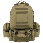 Рюкзак тактический с подсумками, рейдовый военный SP-Sport ZK-5504 55л Оливковый - изображение 2