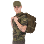 Рюкзак тактический, рейдовый военный SP-Sport ZK-5502 25л Оливковый - изображение 6