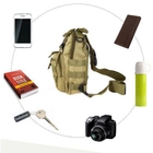 Тактична військова сумка рюкзак OXFORD 600D Green 31 x 23 см - зображення 3