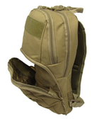 Рюкзак тактичний військовий Camo Military Gear Drome 9.5л пісочний - зображення 4