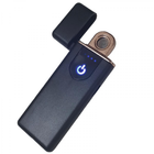 Запальничка ZGP спіральна USB 8070 чорна 7.5х2.7х0.8 см